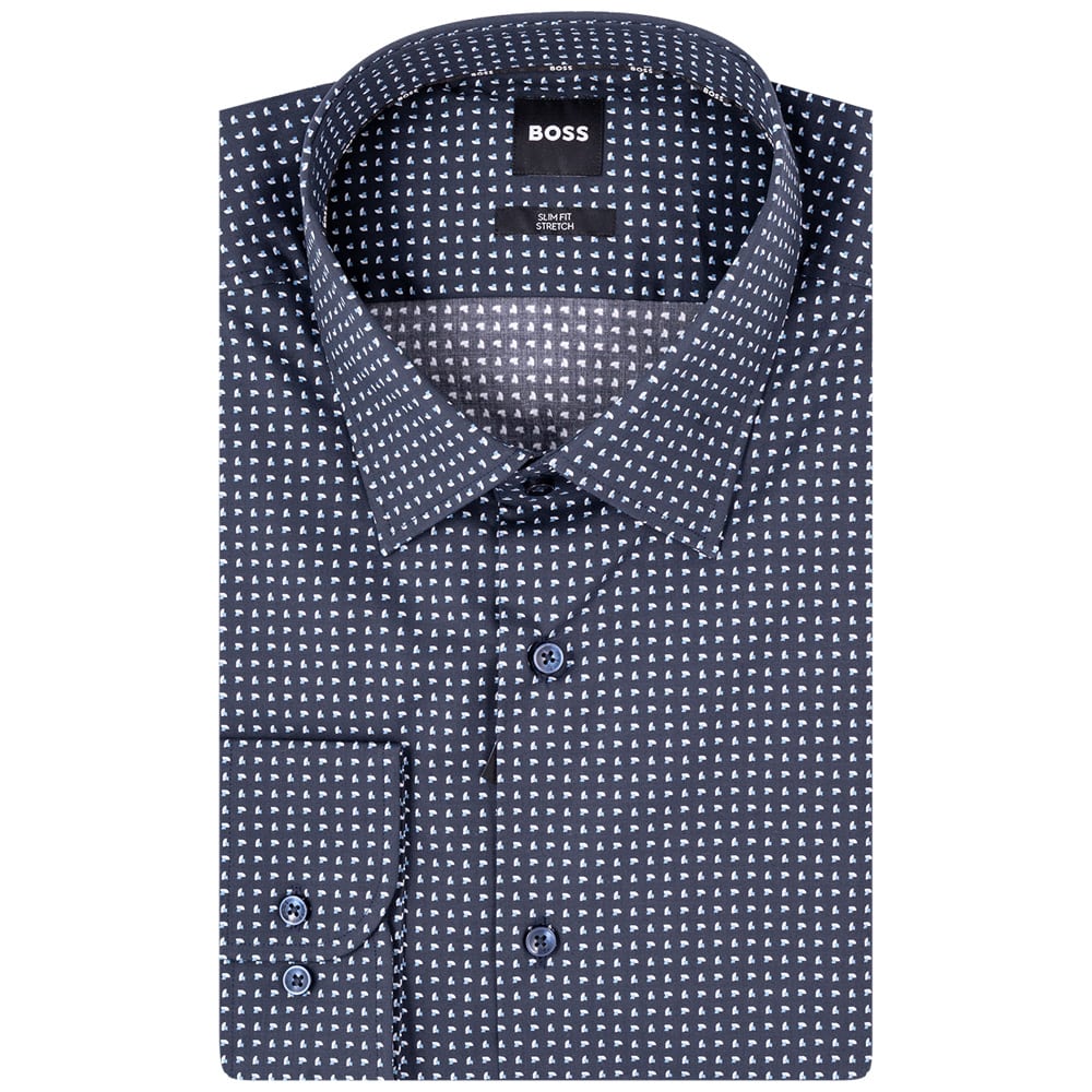 Boss Μπλε Πουκάμισο H-HANK-kent - 50545099