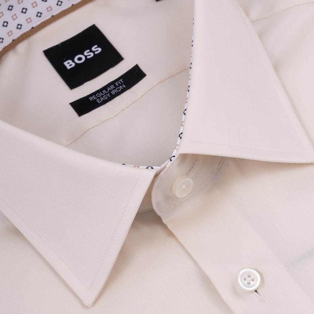 Boss Μπεζ Πουκάμισο H-JOE-kent - 50545145