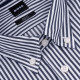 Boss Μπλε Πουκάμισο Ριγέ Button Down - 50545235