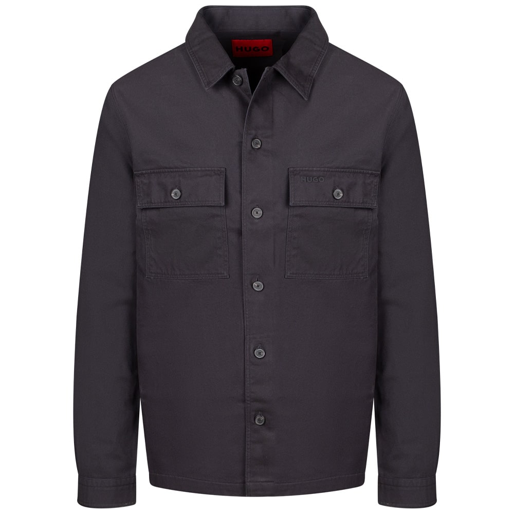 Hugo Μαύρο Πουκάμισο Overshirt Epoldo - 50545383