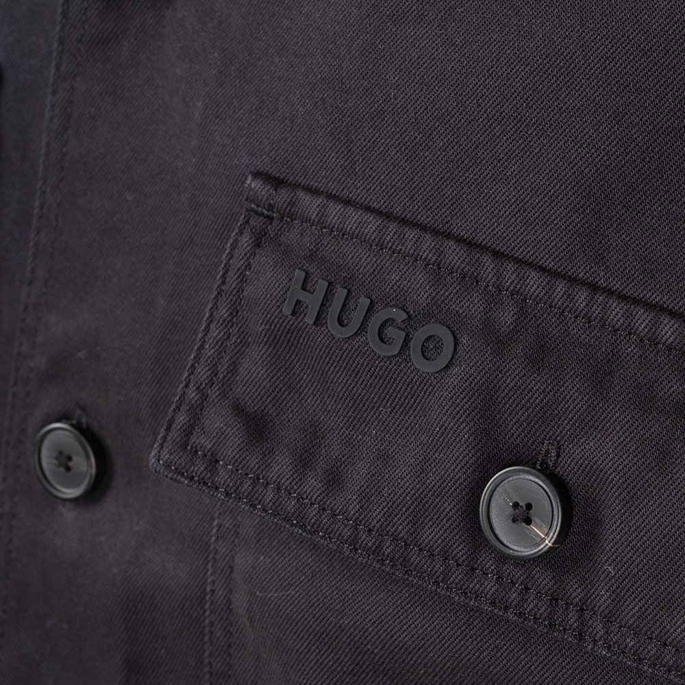 Hugo Μαύρο Πουκάμισο Overshirt Epoldo - 50545383