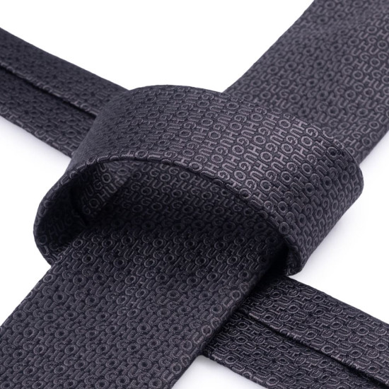 Hugo Μαύρη Γραβάτα 6 cm 100% Silk - 50545801