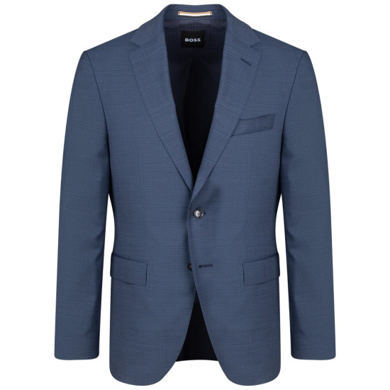 Boss Μπλε Κοστούμι H-Jeckson 2Pcs 100% Virgin Wool - 50546069