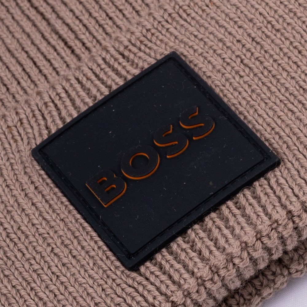 Boss Μπεζ Σκούφος Foxxy - 50546155