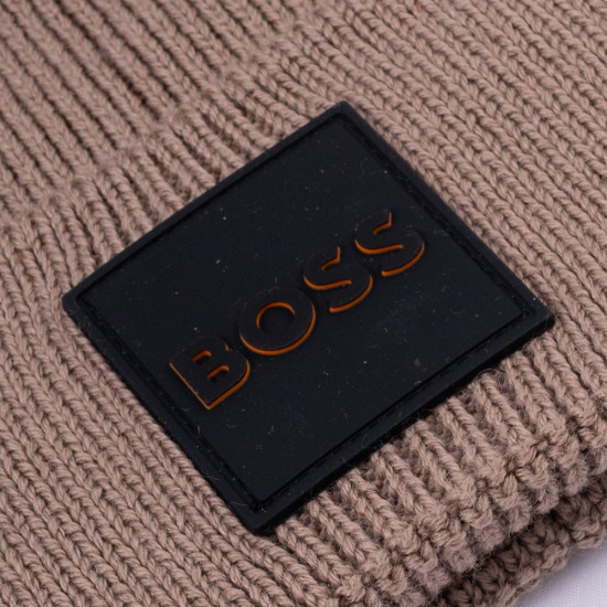 Boss Μπεζ Σκούφος Foxxy - 50546155