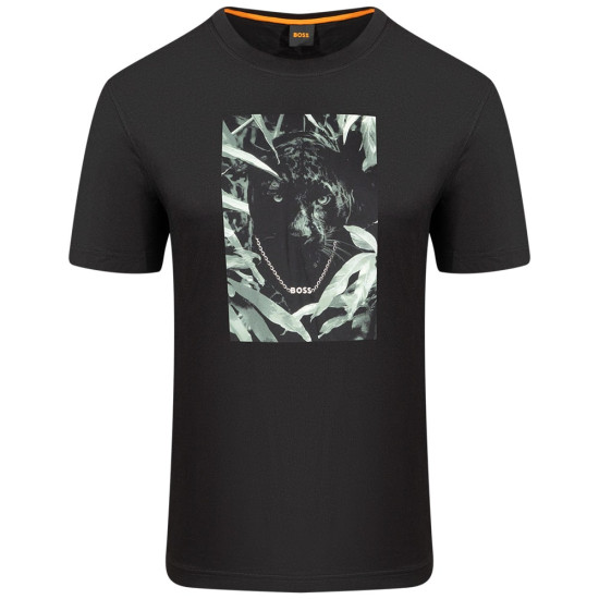 Boss Μαύρο T-shirt Animali C Neck - 50546362
