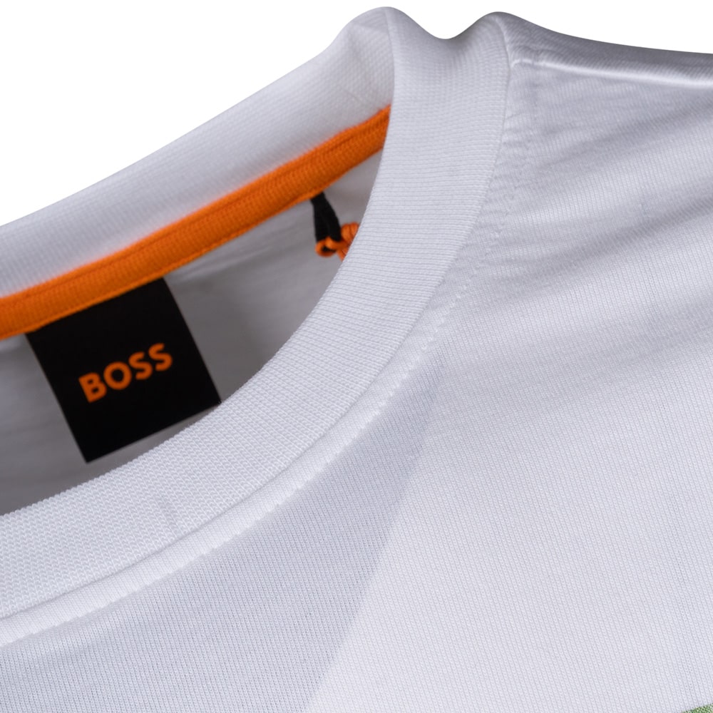 Boss Λευκό T-shirt Animali C Neck - 50546362
