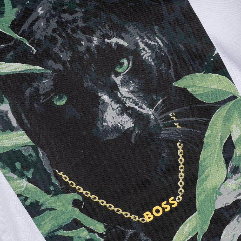 Boss Λευκό T-shirt Animali C Neck - 50546362