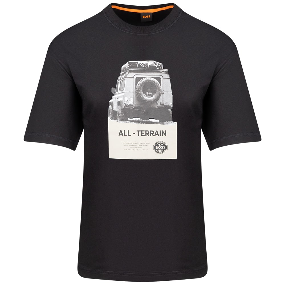 Boss Μαύρο T-shirt Wagon C Neck - 50546958