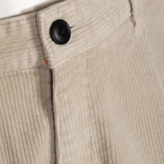 Boss Εκρού Παντελόνι Chino Κοτλέ - 50547076