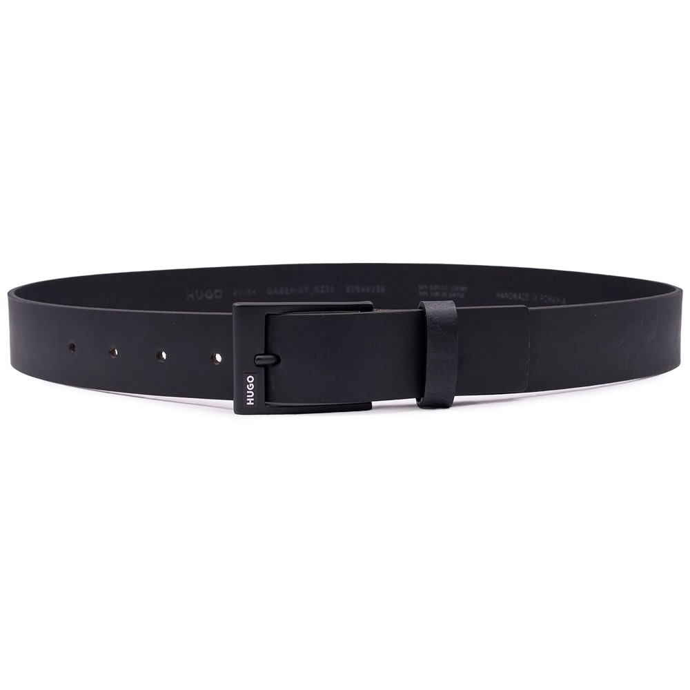 Hugo Μαύρη Ζώνη Gaben 100% Leather - 50548339