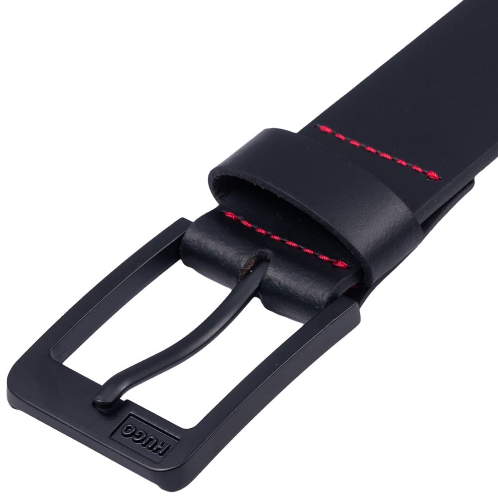 Hugo Μαύρη Ζώνη 100% Leather - 50548366
