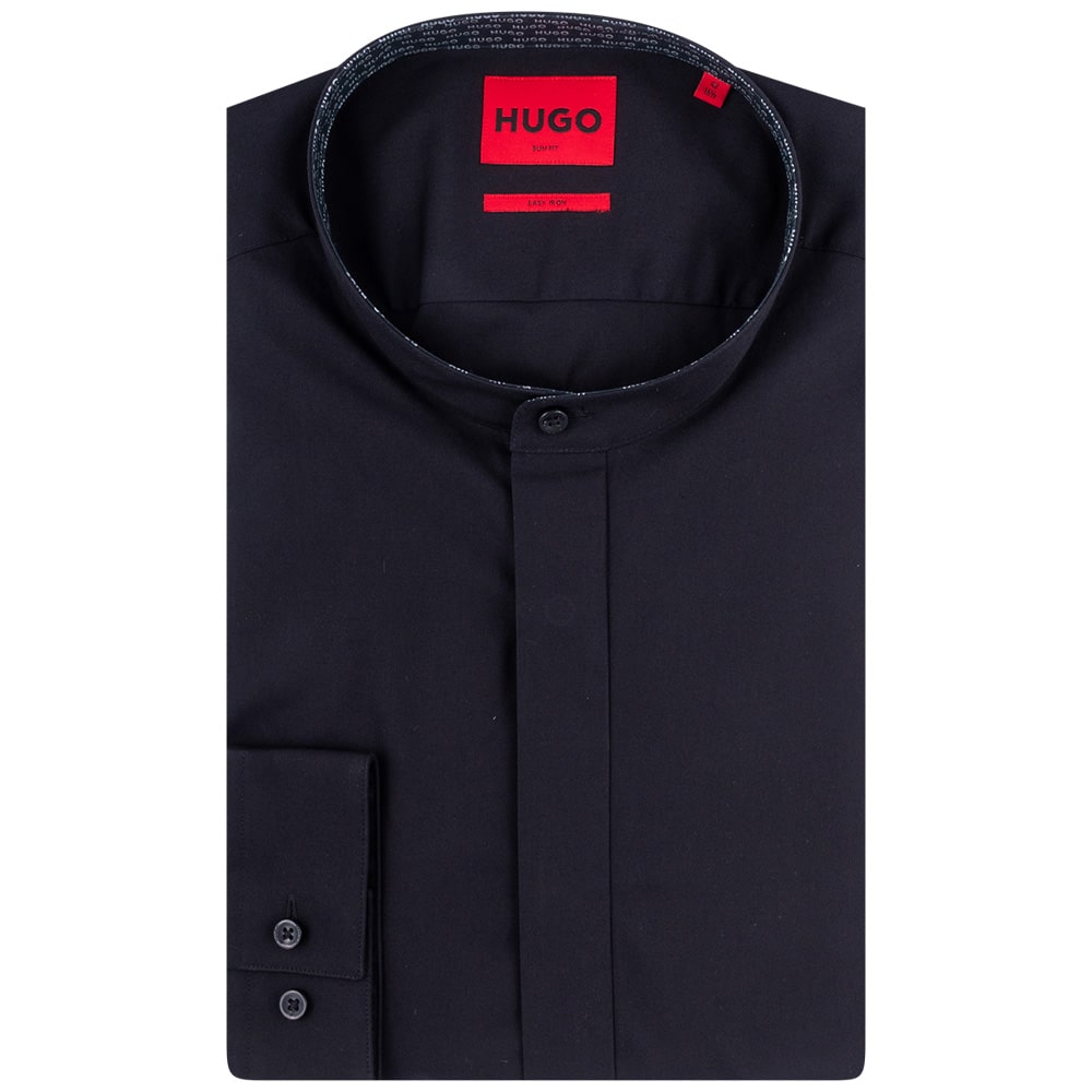 Hugo Μαύρο Πουκάμισο Mao Kaleb - 50551253