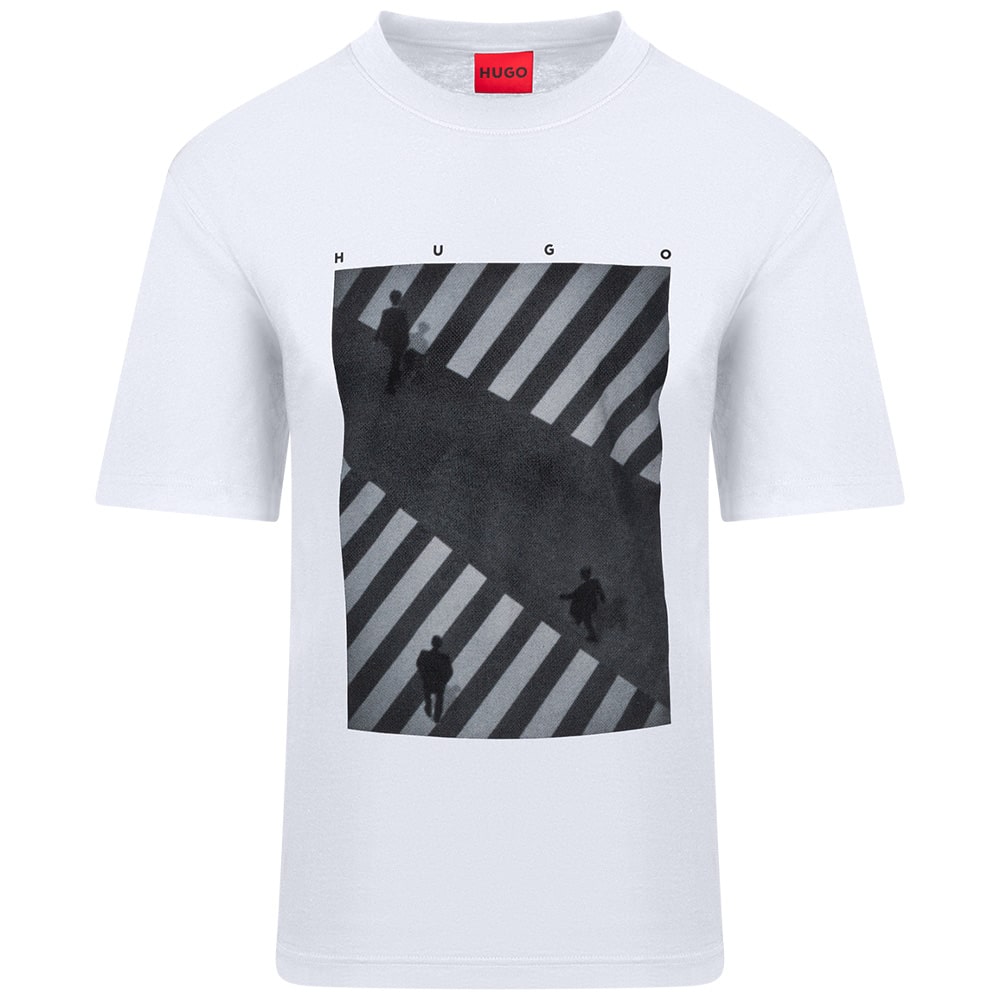 Hugo Λευκό T-shirt C Neck - 50553330