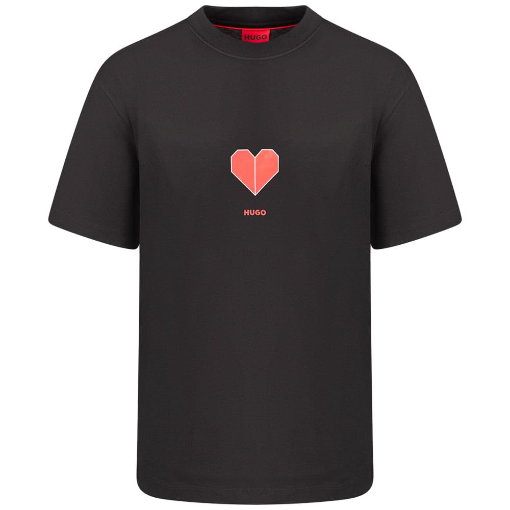Hugo Μαύρο T-shirt C Neck - 50553429