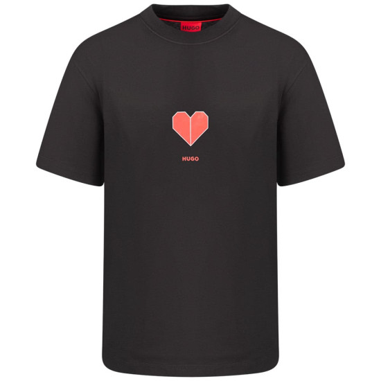 Hugo Μαύρο T-shirt C Neck - 50553429