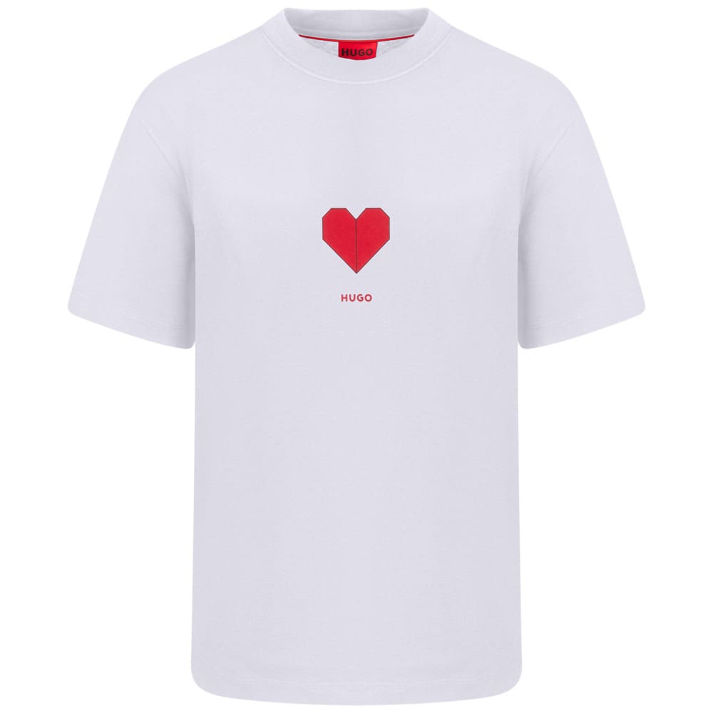 Hugo Λευκό T-shirt C Neck - 50553429
