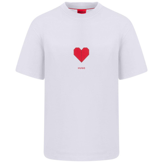 Hugo Λευκό T-shirt C Neck - 50553429