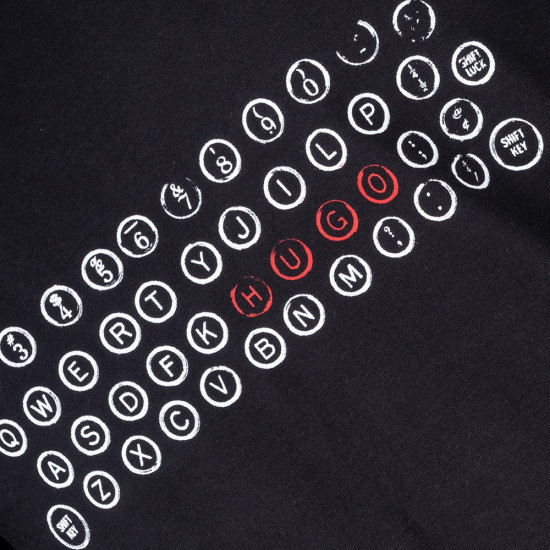 Hugo Μαύρο T-shirt C Neck - 50553755
