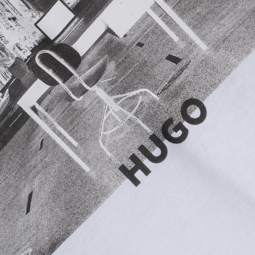 Hugo Λευκό T-shirt C Neck - 50553755