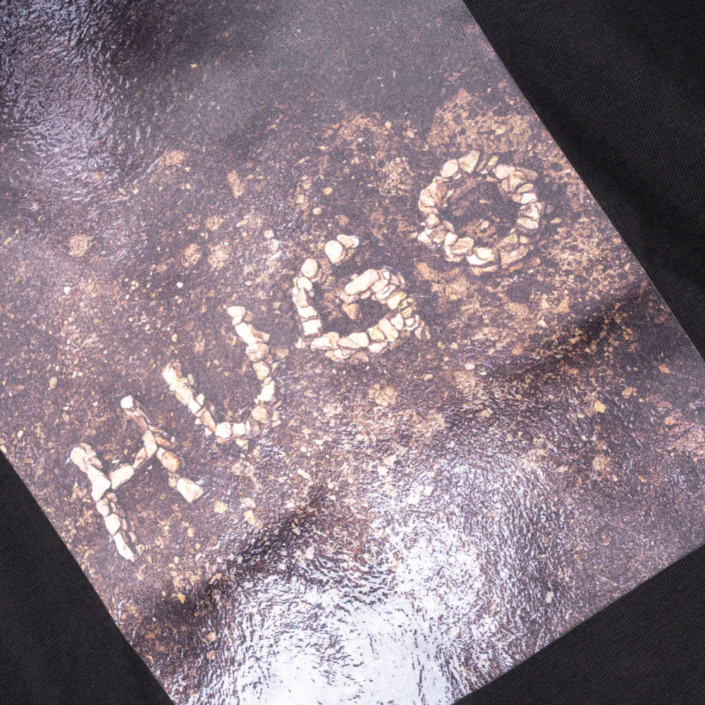 Hugo Μαύρο T-shirt C Neck - 50554319