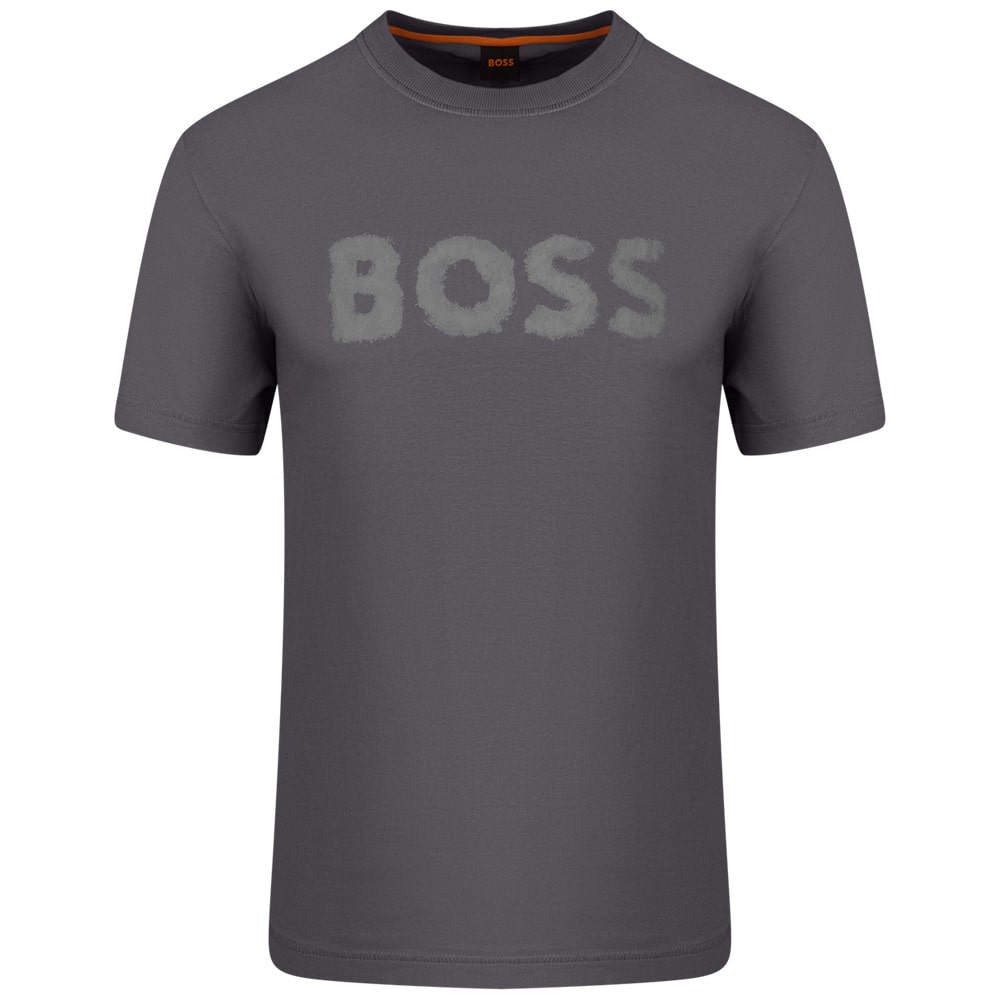 Boss Γκρι T-shirt C Neck Frozen - 50554616