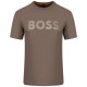 Boss Μπεζ T-shirt C Neck Frozen - 50554616