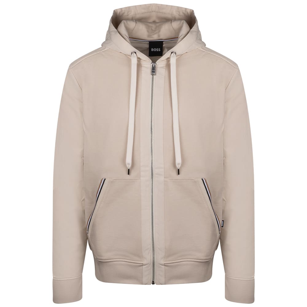 Boss Εκρού Ζακέτα Hoodie - 50555115