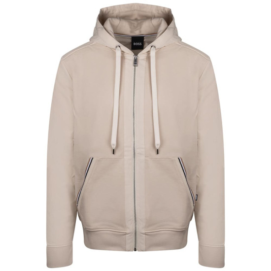 Boss Εκρού Ζακέτα Hoodie - 50555115