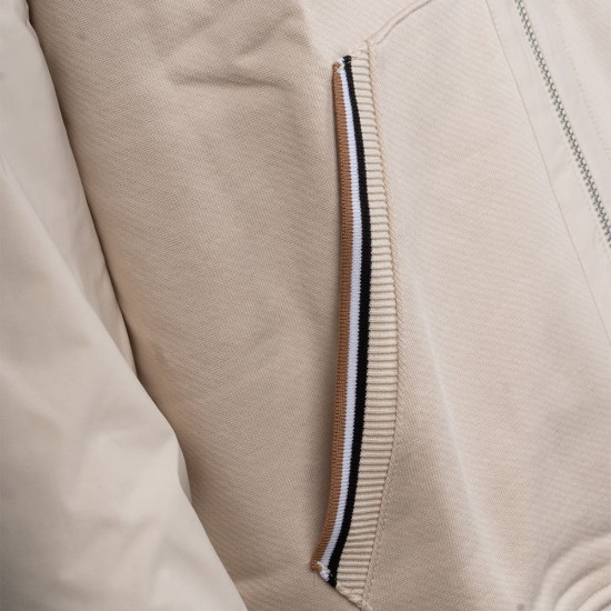 Boss Εκρού Ζακέτα Hoodie - 50555115