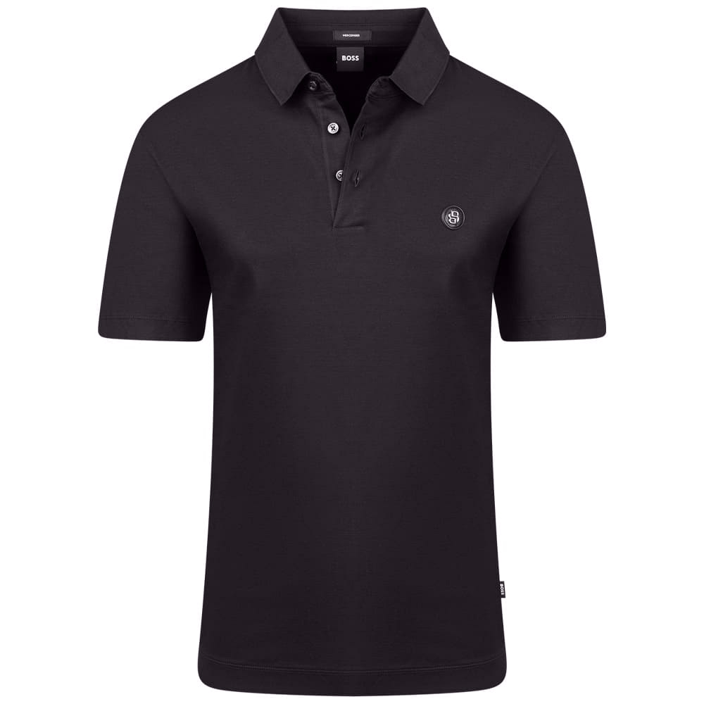 Boss Μαύρο Κοντομάνικο polo - 50555829