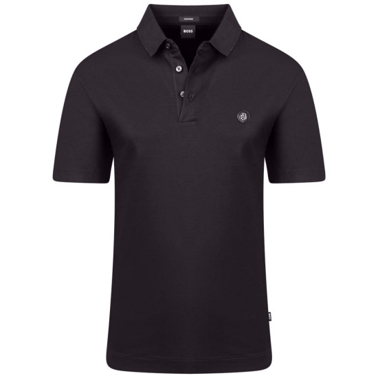 Boss Μαύρο Κοντομάνικο polo - 50555829