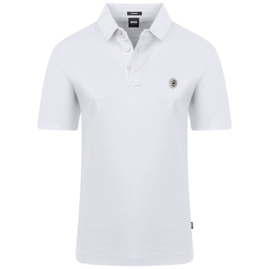 Boss Λευκό Κοντομάνικο polo - 50555829