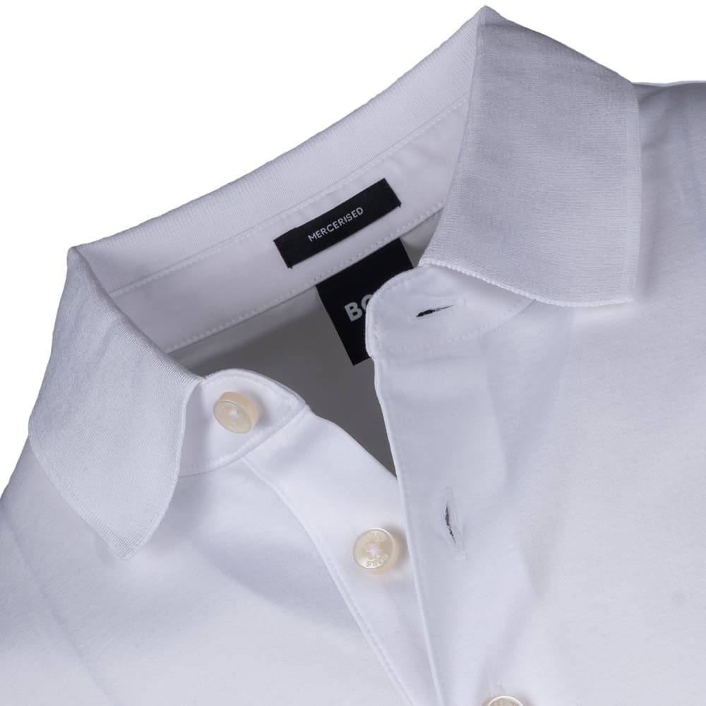 Boss Λευκό Κοντομάνικο polo - 50555829