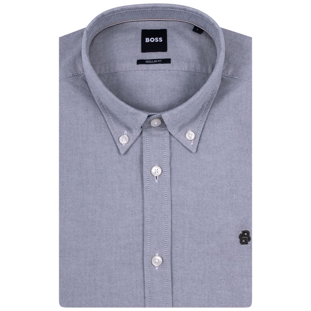 Boss Γκρι Πουκάμισο Button Down - 50555966