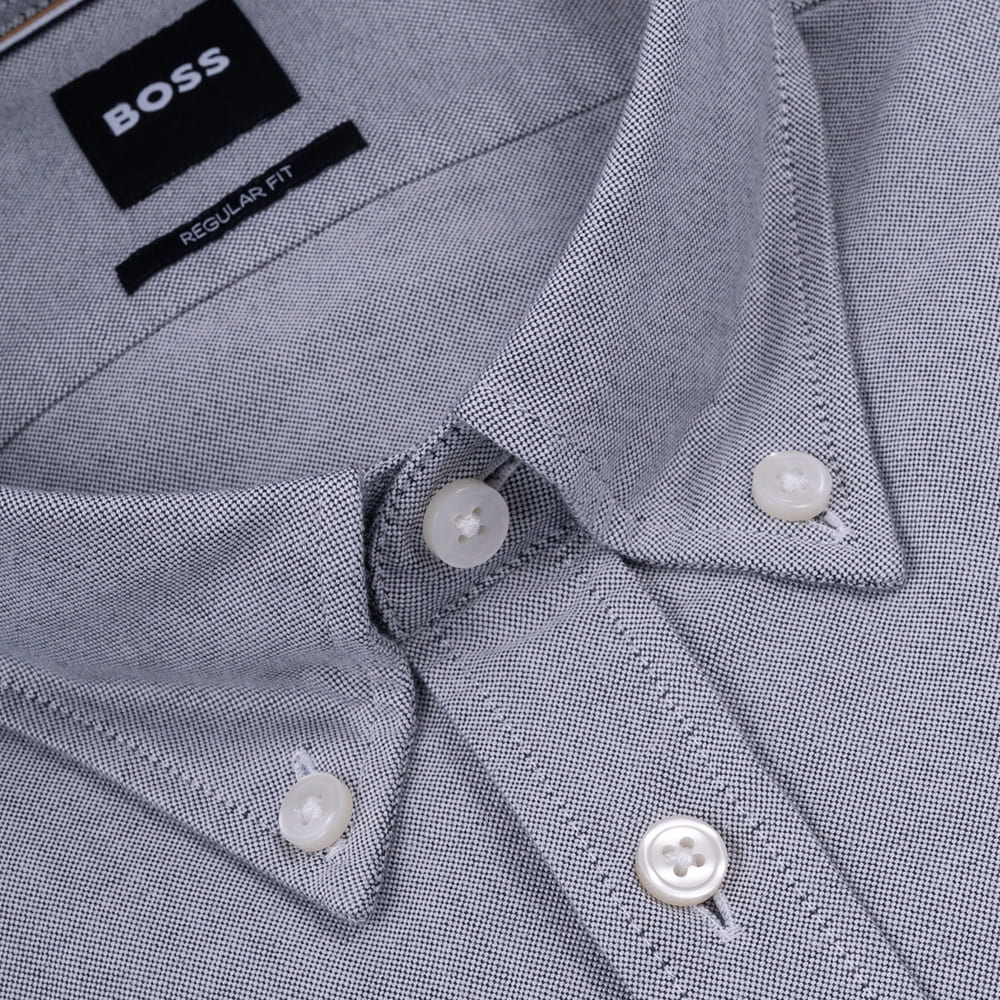 Boss Γκρι Πουκάμισο Button Down - 50555966