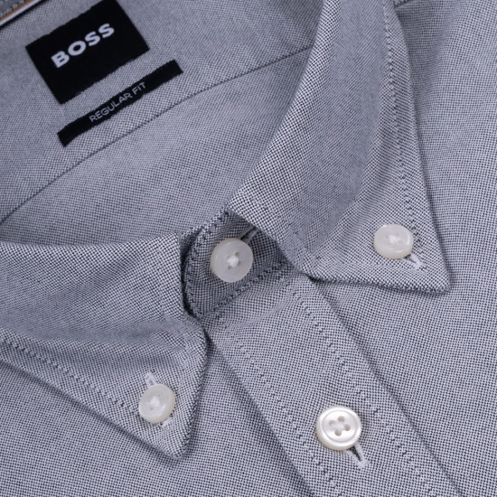 Boss Γκρι Πουκάμισο Button Down - 50555966