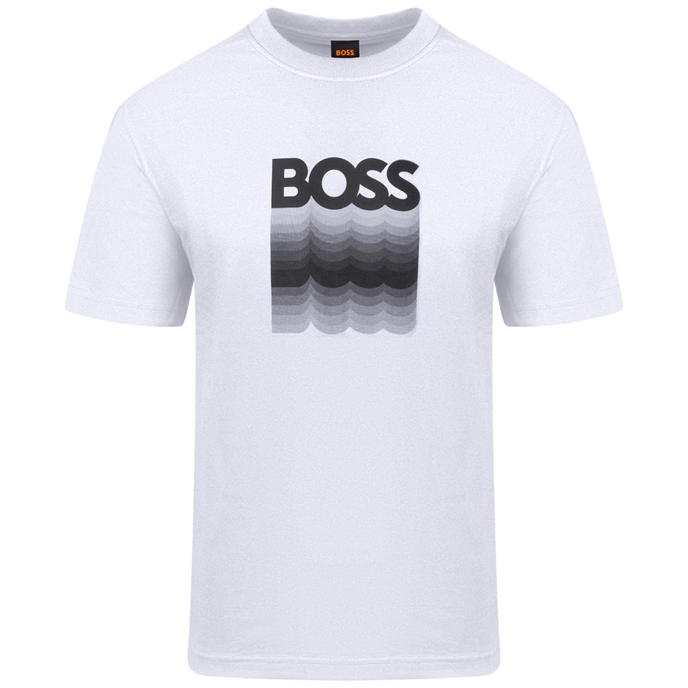 Boss Λευκό T-shirt C Neck - 50556009