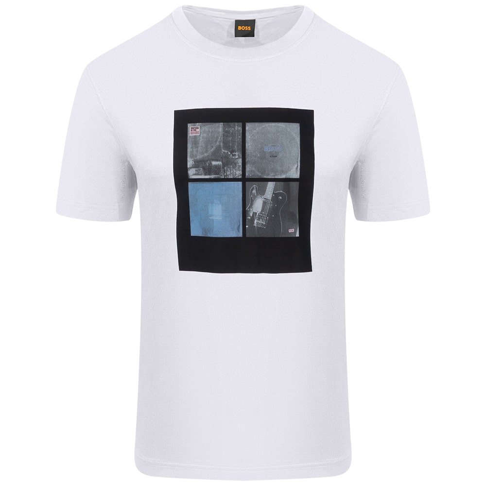 Boss Λευκό T-shirt C Neck - 50556024