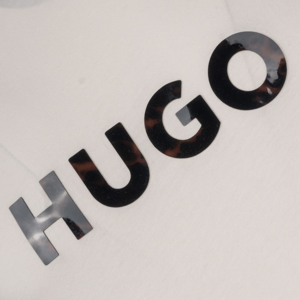 Hugo Εκρού T-shirt C Neck - 50557437