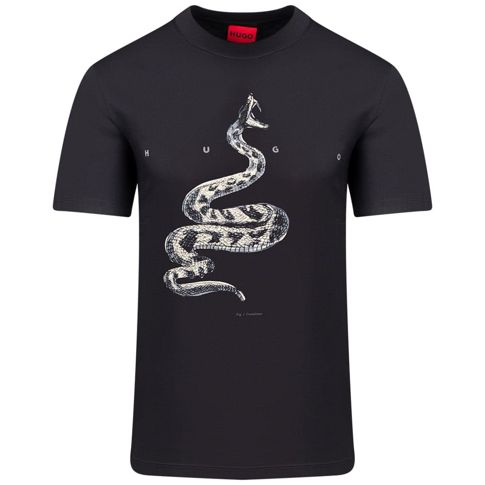 Hugo Μαύρο T-shirt C Neck - 50557672