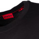 Hugo Μαύρο T-shirt C Neck Dostino - 50557674
