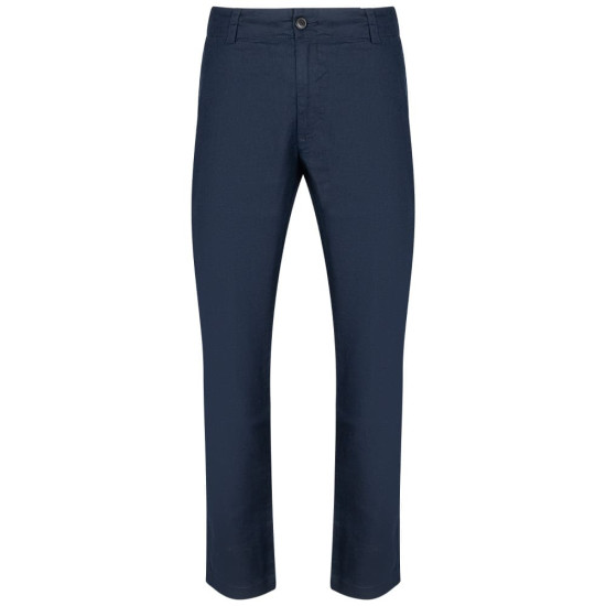 Boss Μπλε Παντελόνι Linen Blend - 50559595