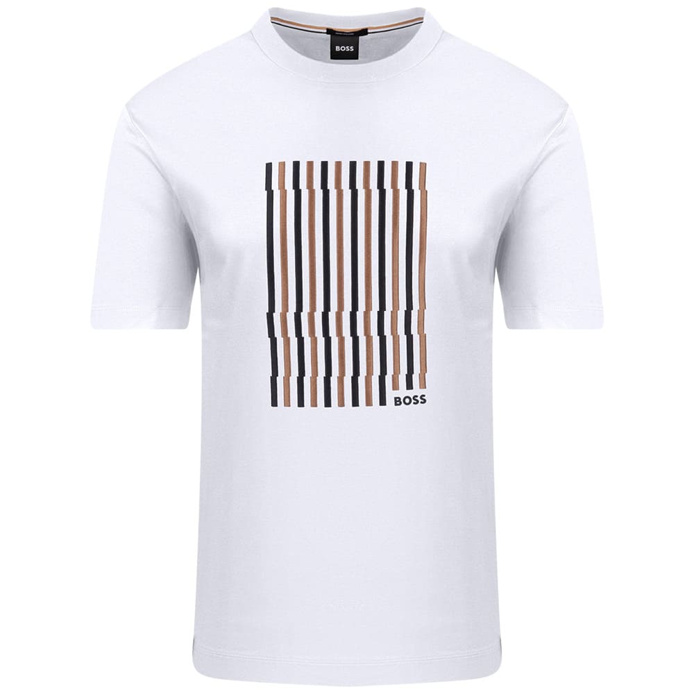 Boss Λευκό T-shirt C Neck - 50560466