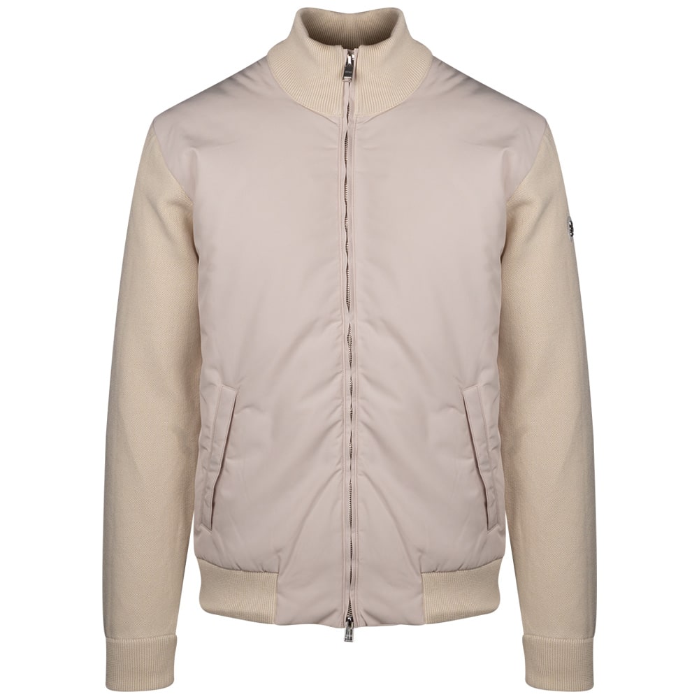 Boss Εκρού Ζακέτα High Neck C-Ibaio - 50560875