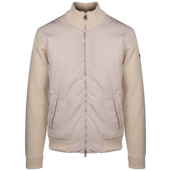 Boss Εκρού Ζακέτα High Neck C-Ibaio - 50560875