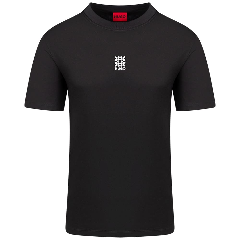 Hugo Μαύρο T-shirt C Neck - 50561126