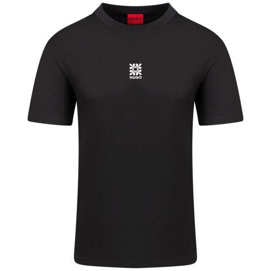 Hugo Μαύρο T-shirt C Neck - 50561126