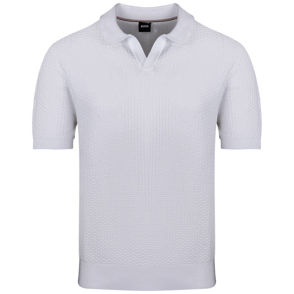 Boss Λευκό Κοντομάνικο polo - 50561613