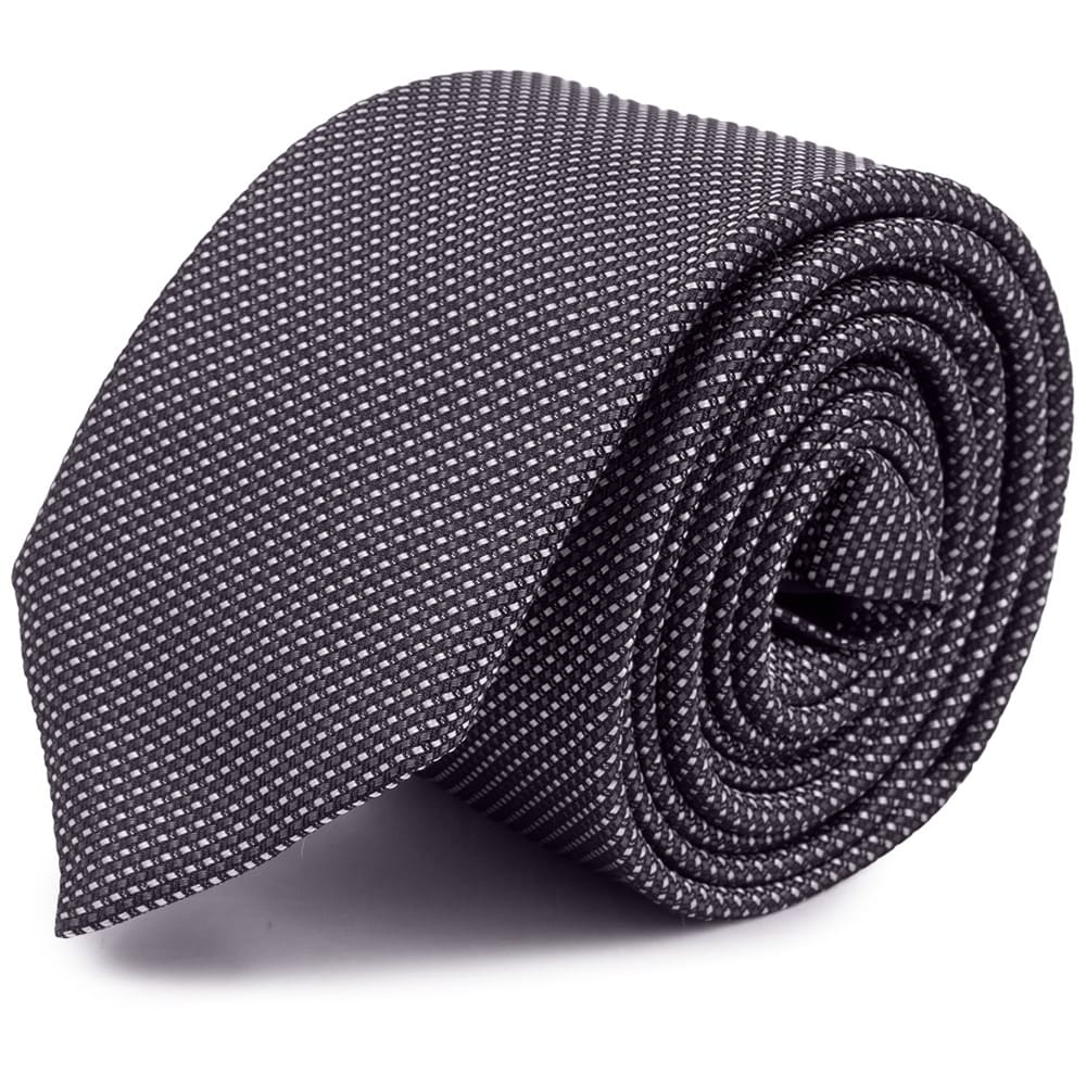 Hugo Μαύρο Γραβάτα 6 cm 100% Silk - 50561743